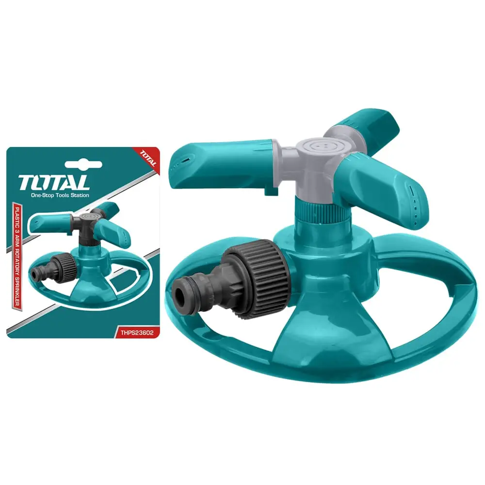 Total Plastic 3 Arm Rotatory Sprinkler 