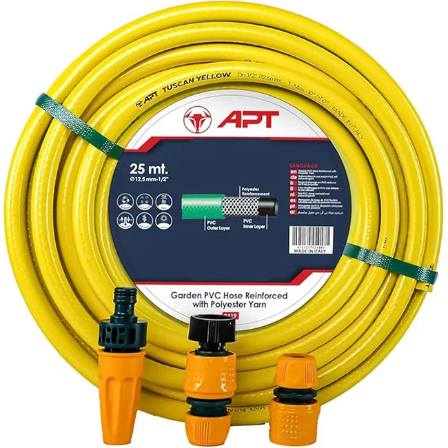APT Tuscan Yellow Water Hose With Kits 